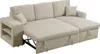 Ecksofa reversibel aus Cord mit Schlaffunktion "Axel" - Produktbild-Vorschau 3