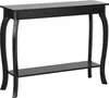 BELIANI Konsola stolik z półką czarny 100 x 30 cm styl Podgląd zdjęcia produktu 1