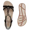 VAN HILL Damen Sandalen Riemchensandalen Zierperlen Produktbild-Vorschau 3
