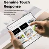 A person is holding a tablet and interacting with it, showing a YouTube interface. The tablet is angled, and the person's fingers are touching the screen. Náhled obrázku produktu