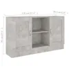 vidaXL Sideboard Betongrau 120x30,5x70 cm Holzwerkstoff Produktbild-Vorschau 9