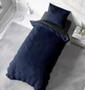 Bettwäsche 155x220 cm dunkel blau anthrazit Unifarben Produktbild-Vorschau 4