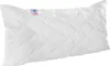 A white quilted pillow on a white background. Produktbild-Vorschau