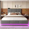 okwish Čalúnená posteľ 160x200 s nastaviteľnou opierkou, Náhľad obrázku produktu 3