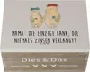 Mr. & Mrs. Panda Box Mutter Bank 22 x 15 cm - Grau Pastell Produktbild-Vorschau 3