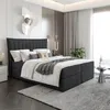 Bett Boxspringbett LUMA ohne Topper mit Bettkästen - Produktbild-Vorschau 1