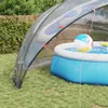 vidaXL Pool-Dome Transparent 592 x 590 x 275 cm PVC Produktbild-Vorschau 5