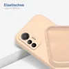 A close-up shot of a phone case, showing its texture and camera cutout. Produktbild-Vorschau
