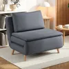 HOMCOM 3-in-1 Schlafsessel mit Bett-Funktion, verstellbare Produktbild-Vorschau 2