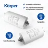 Kondensator 16,00µF 450V mit Befestigungsschraube CBB60 Produktbild-Vorschau 5