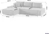 FEDVE Ecksofa Eckcouch DHAKA L Form Sofa mit Schlaffunktion Produktbild-Vorschau 7