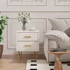 INONEFT, set di 2 comodini, mobiletto notte con 2 cassetti, Anteprima dell’immagine prodotto 7