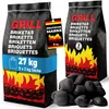 DEUBA® 27 kg Grillbriketts 9 x 3 kg Holzkohle Grillkohle Produktbild-Vorschau 5