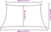 vidaXL Tenda da sole 160 g/m² Crema 3/4x2 m HDPE Anteprima dell’immagine prodotto 7