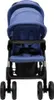 vidaXL Passeggino gemellare tandem blu navy acciaio Anteprima dell’immagine prodotto 2