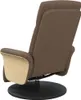 vidaXL Massagesessel mit Fußteil Braun Stoff Produktbild-Vorschau 5