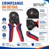 Bituxx Crimpzange im Set mit Aderendhülsen 0,08-16mm² - Produktbild-Vorschau 4