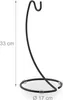 Relaxdays Bananenhalter, Metall, H x D: 33 x 17 cm, gegen Produktbild-Vorschau 4