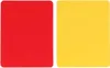Quelques cartons d'arbitre - jaune et rouge Voir les images du produit 2