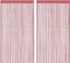 vidaXL Fadenvorhänge 2 Stk. Rosa 140x250 cm Produktbild-Vorschau 1