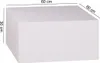 WOHNLING Couchtisch MONOBLOC Holztisch Weiß 60cm Produktbild-Vorschau 3