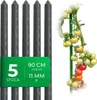 Novatool 5 Pflanzstäbe 90 cm grün 11 mm Durchmesser Produktbild-Vorschau 1