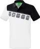 erima 5-C Poloshirt white/black/dark grey XL Produktbild-Vorschau 1