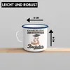 Trendation - Bachelor Geschenk Abschluss Emaille Tasse Produktbild-Vorschau 3