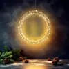 Ghirlanda luminosa in metallo argento 30 cm bianco caldo Anteprima dell’immagine prodotto 7