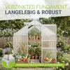 JUSKYS® Gewächshaus 3,6 m², inkl. Fundament, Produktbild-Vorschau 5