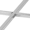 Tavolo quadrato Cross vetro/cromo Anteprima dell’immagine prodotto 4