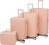 Mulisoft Gepäcksets 4 Teilig Kofferset mit Beautycase ABS Produktbild-Vorschau 1