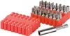 A set of screwdriver bits and a magnetic bit holder are displayed on a white background. Produktbild-Vorschau