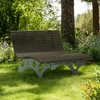 Home Deluxe NIRA lettino a onde in noce - 148 cm Anteprima dell’immagine prodotto 2