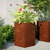 vidaXL Pflanzkübel 2 Stk. Sechseckig 46x40x45 cm Produktbild-Vorschau 3
