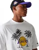 T-shirt NBA Los Angeles Lakers New Era Palm tree Blanc Voir les images du produit 3