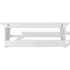 vidaXL Portemanteau MDF Blanc Style Baroque - Patères & Voir les images du produit 5