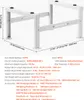 A white metal air conditioner mounting bracket is shown on a white background with dimensions and specifications listed below. Anteprima dell’immagine prodotto