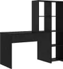 vidaXL Schreibtisch mit Regal Schwarz Eichen-Optik 138,5 x Produktbild-Vorschau 8