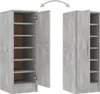 "im  " Schuhschrank Betongrau 32x35x92 cm Holzwerkstoff - Produktbild-Vorschau 6