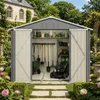 Geräteschuppen Gerätehaus Metall Fundament Gartenhaus Produktbild-Vorschau 1