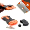A collage of images showing a scraper tool and its components. Náhled obrázku produktu