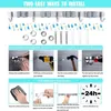 Besenhalterung Wand Halter Besen Mop Halter 5 Haken Produktbild-Vorschau 3
