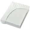 A white fitted sheet is shown on a white mattress. Produktbild-Vorschau