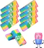 10 gommes à effacer arc-en-ciel de la marque BUNTER, Voir les images du produit 1