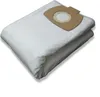 A folded white vacuum cleaner bag with a brown cardboard attachment. Anteprima dell’immagine prodotto