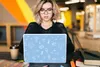 MuchoWow® Laptop Aufkleber Sticker Cover Muster - Geburt - Produktbild-Vorschau 5