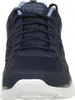 A close-up, front-facing view of a navy blue athletic shoe. Anteprima dell’immagine prodotto
