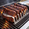 BBQ-Toro nerezový stojan na rebrá, držiak na rebrá, vhodný Náhľad obrázku produktu 2