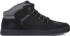 A black Timberland boot is shown against a white background. Produktbild-Vorschau